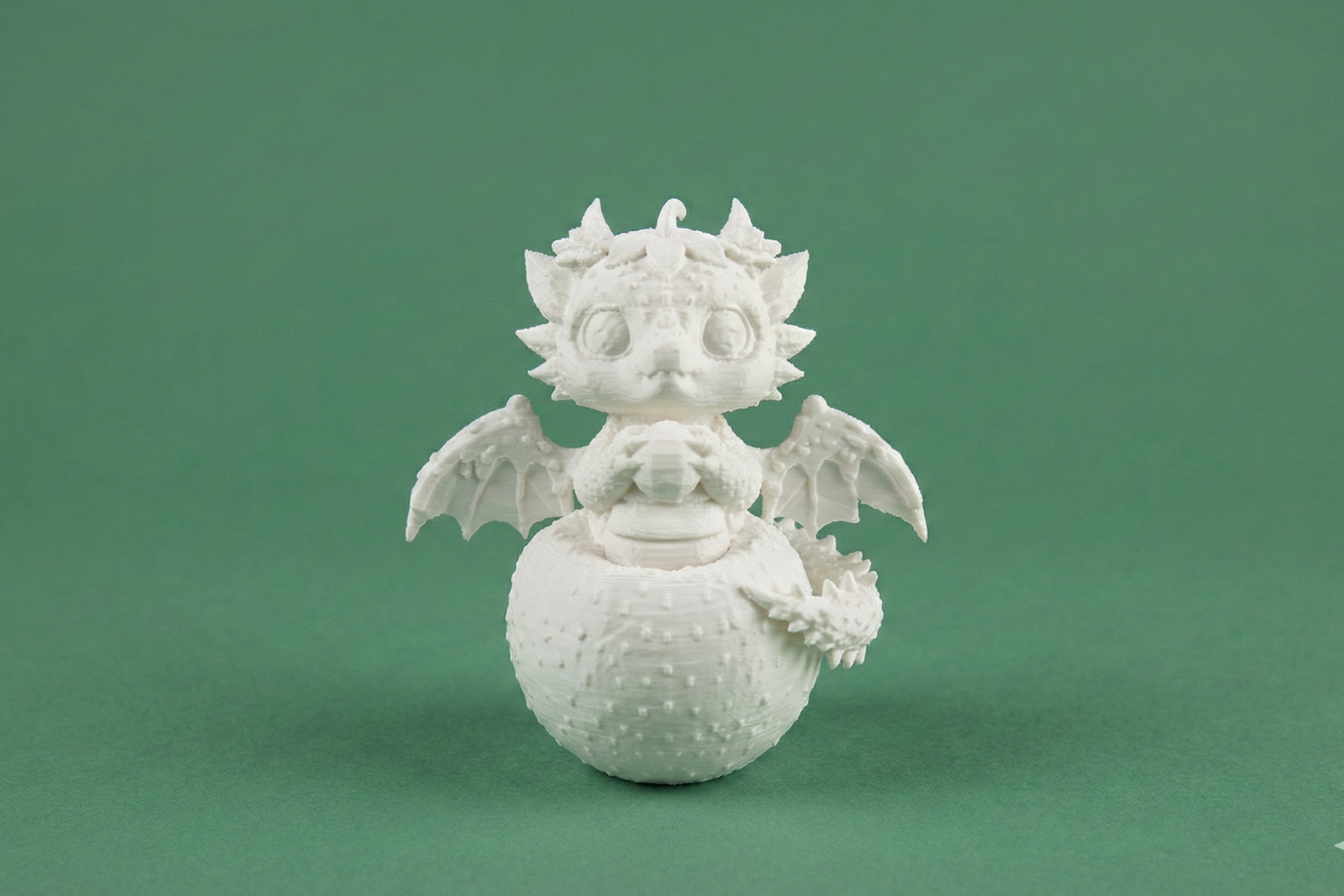 Strawberry Baby Dragon Figurine