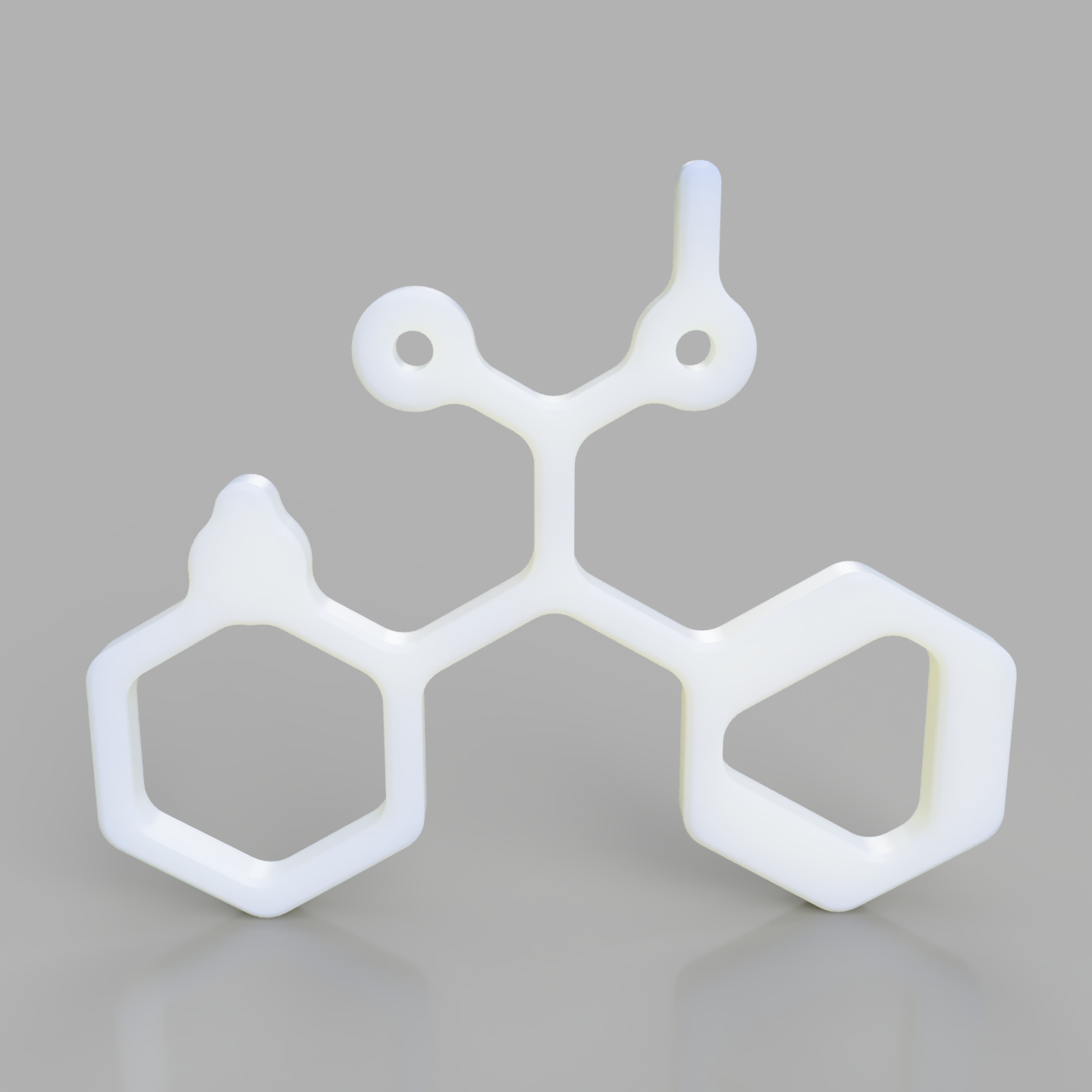 Methylphenidate Molecule Keychain
