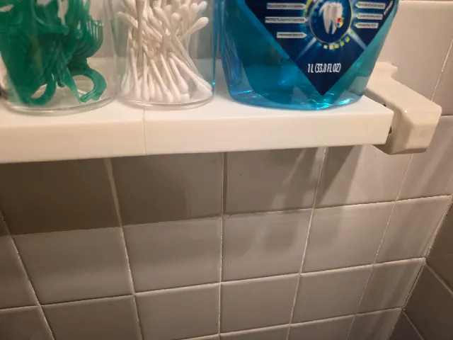 Apartment Friendly Towel Hanger Shelf