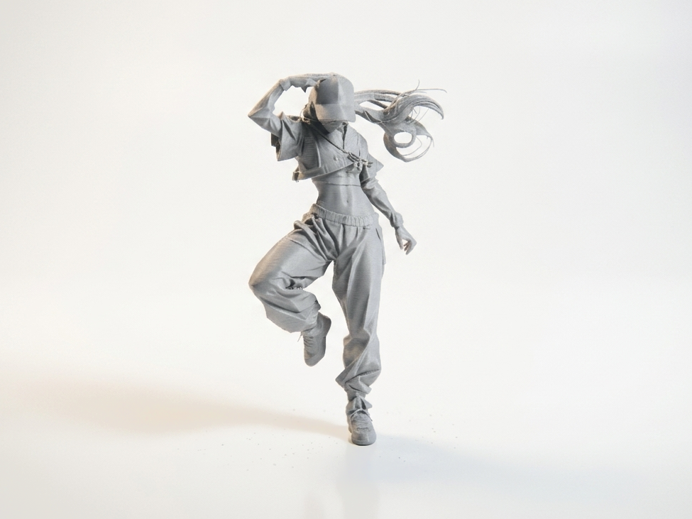 Lady Dancer Figurine Female Figure 3D Printable