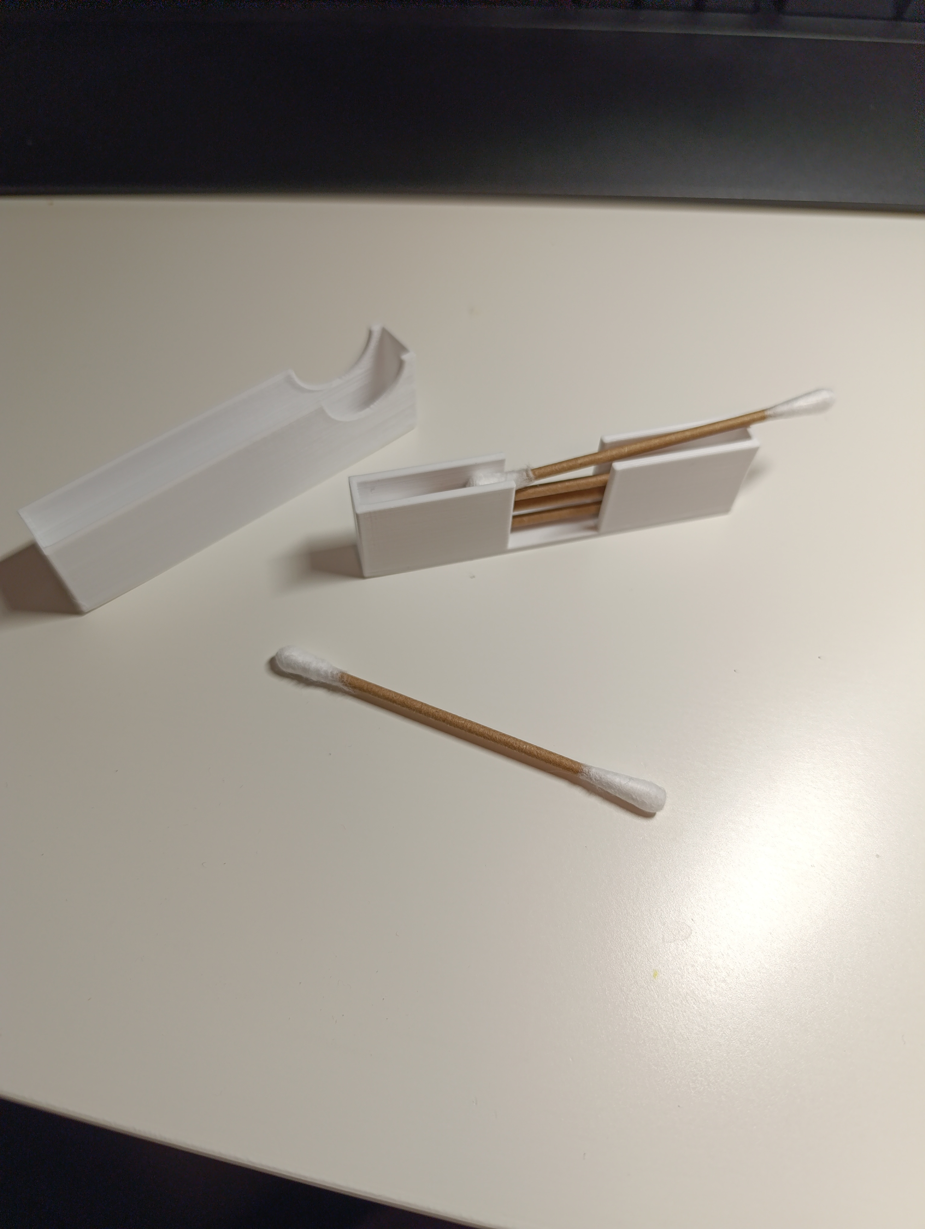 cotton swab travel box