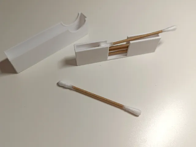 cotton swab travel box
