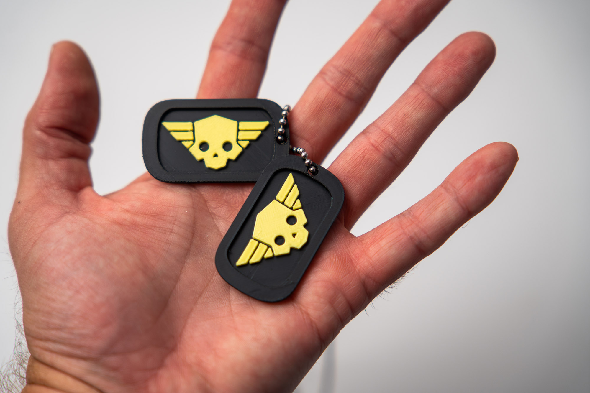 Helldivers 2 dog tag