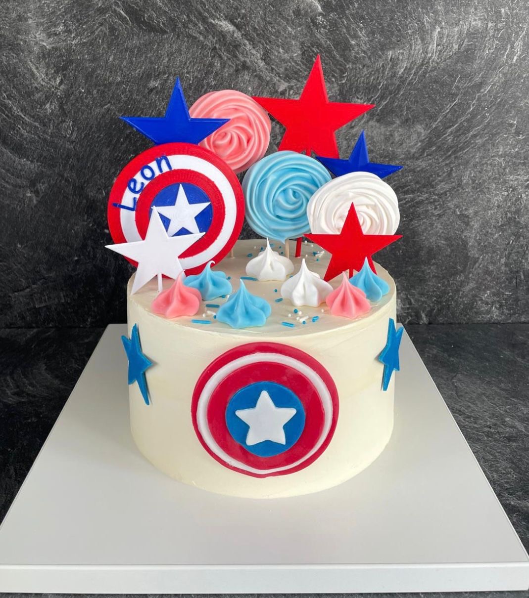 Captain America Shield and Stars