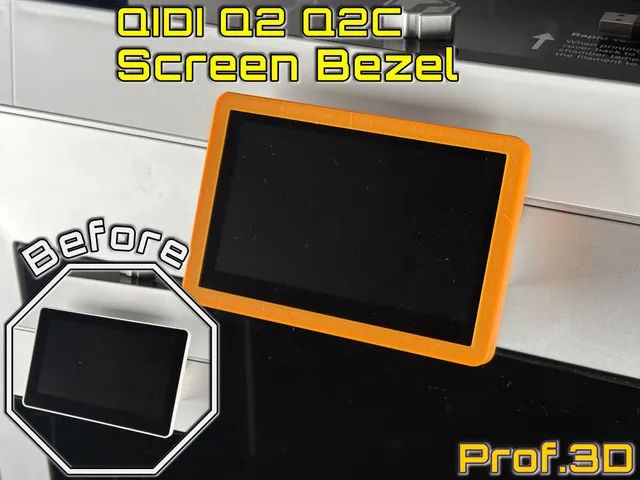 QIDI Q2 Q2C Screen Bezel ⧸ The Pretty Rim