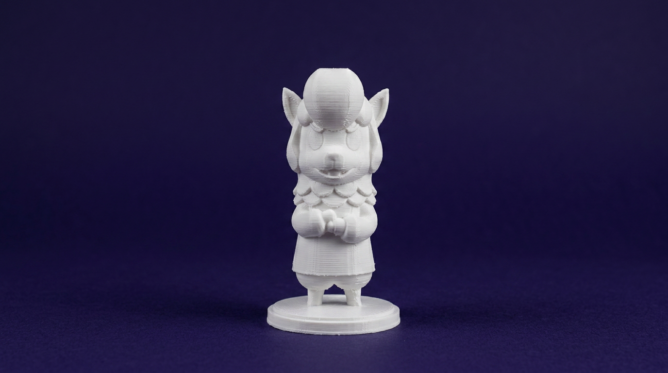 Animal Crossing Cyrus Alpaca Figurine