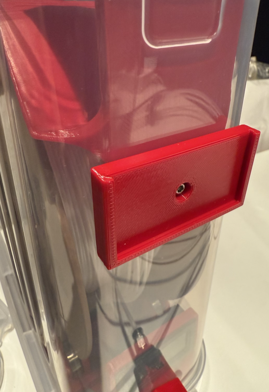 Simple label mount for Ultimate Cereal Container Drybox