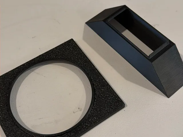 Fractal Design Ridge 120mm radial fan duct conversion for Thermalright AXP90-X53. Motherboard compatibility might vary