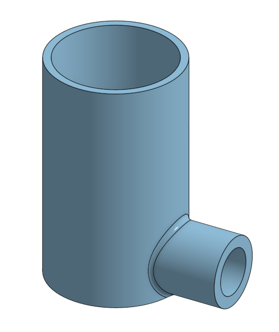 HiMill D1(S) CNC 90 Degree Vacuum Adapter