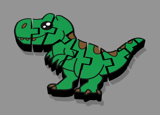 flexi dinosaur — miniatura 2
