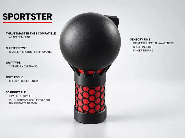Thrustmaster TH8S Shift Knob - Sportster