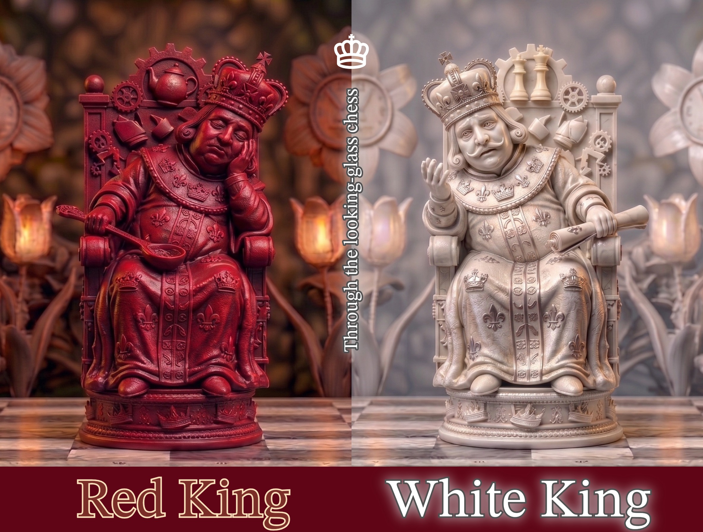 The Royal Duo: Red King & White King