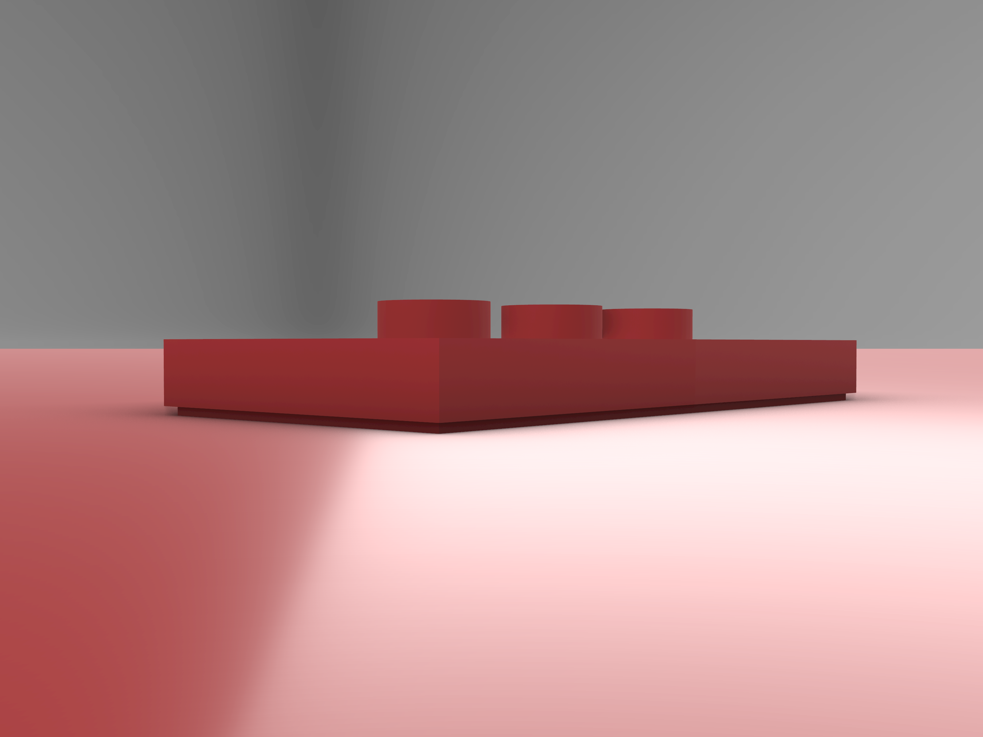 LEGO Jumper Plate 2X4 with 3 Knobs
