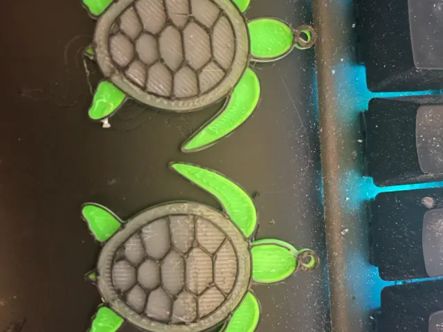 Sea turtle earrings