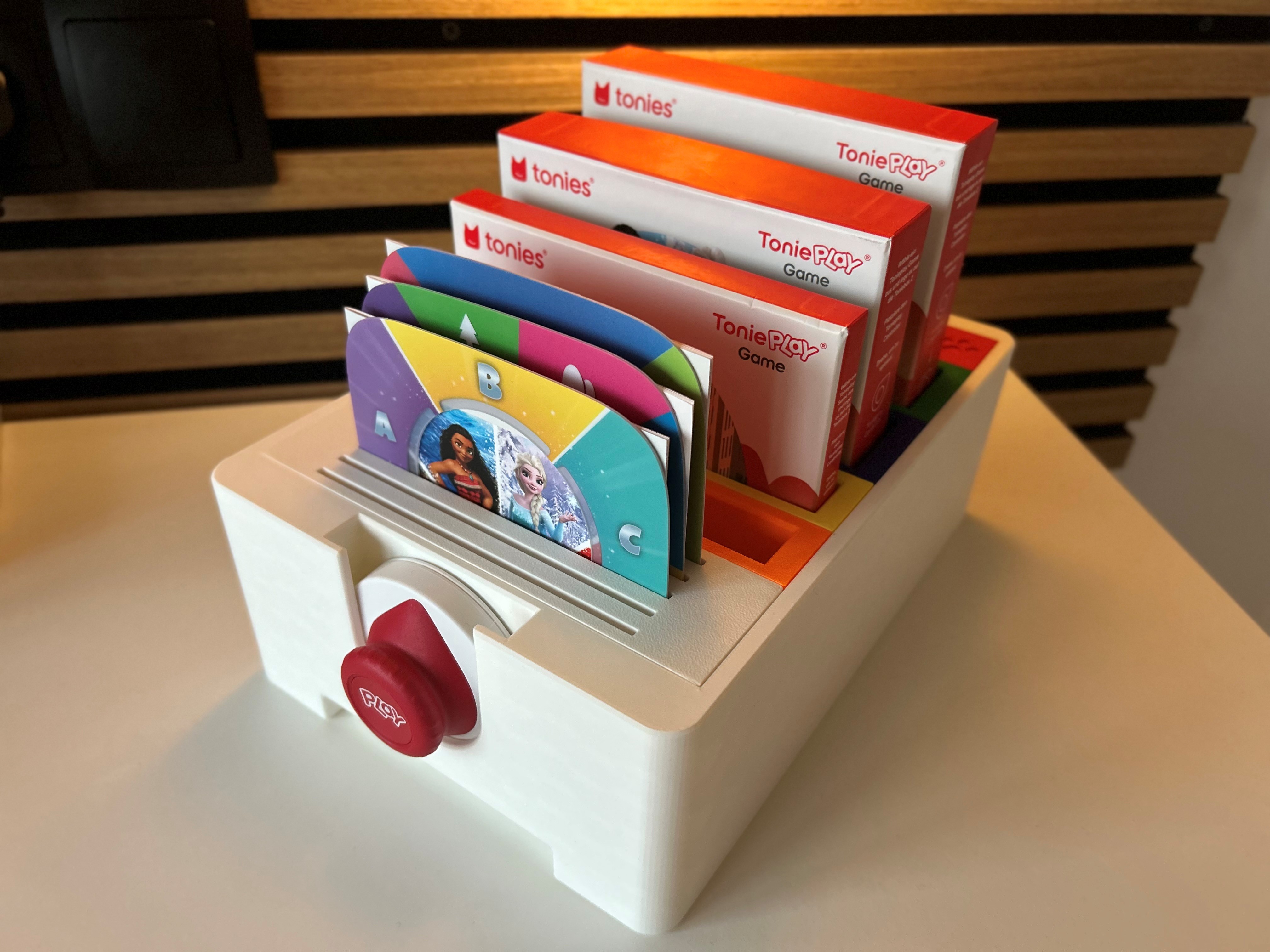 Storage box for Tonie Play games (Toniebox)