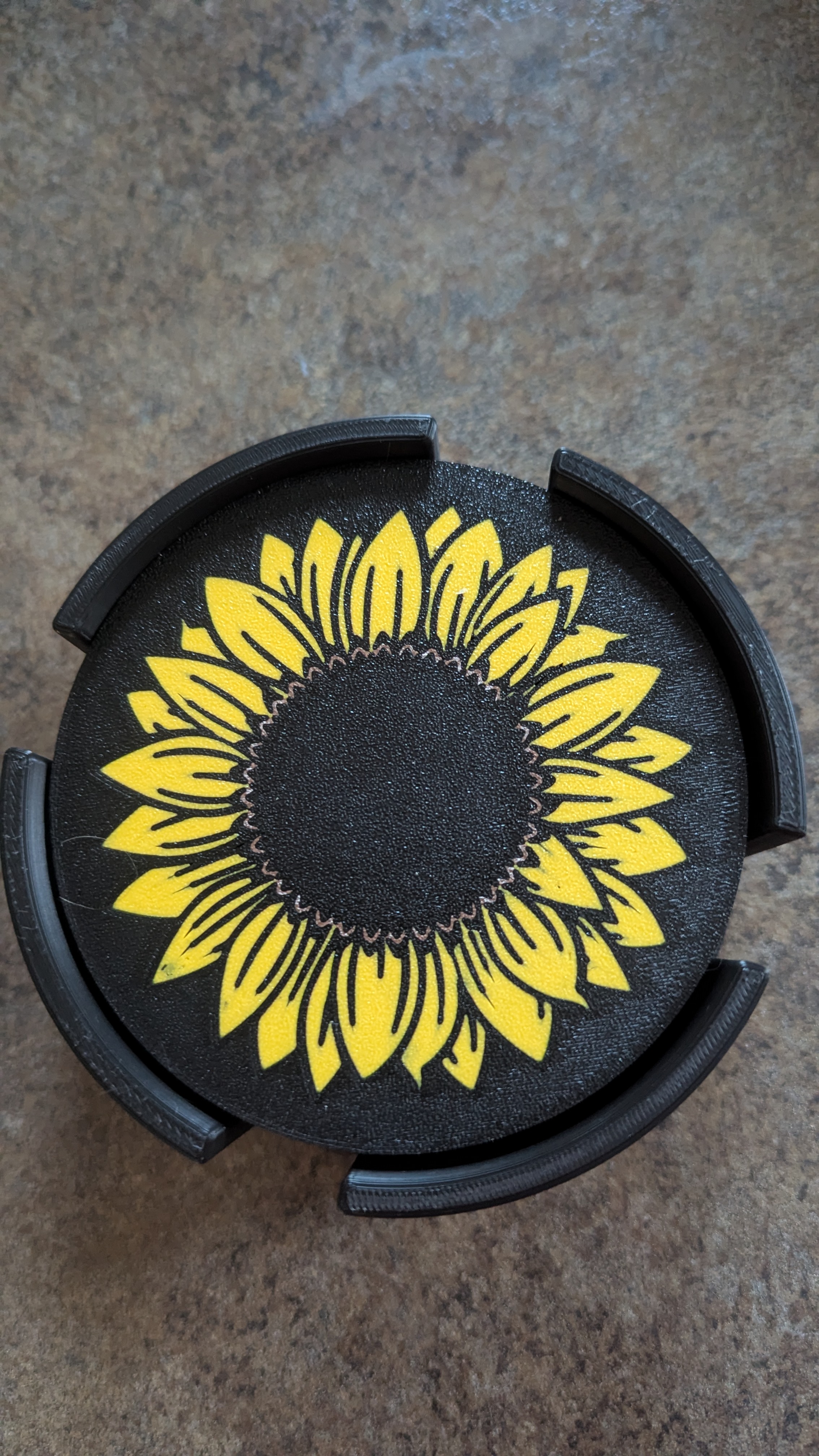 Sunflower Coasters