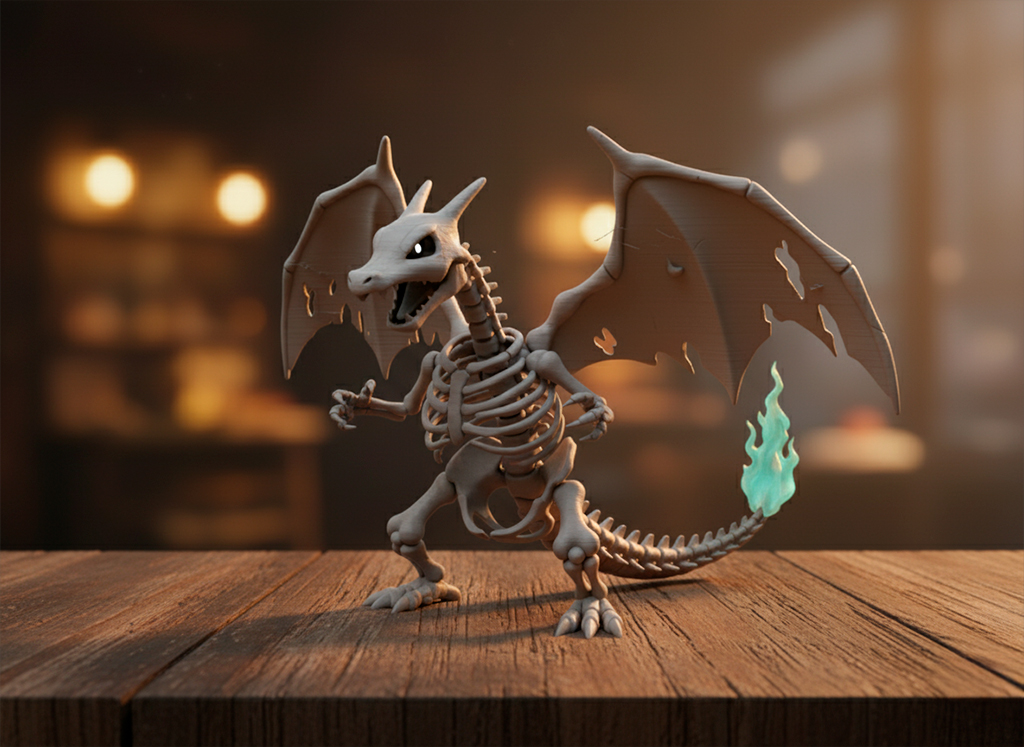 Skeleton Charizard (Halloween version)
