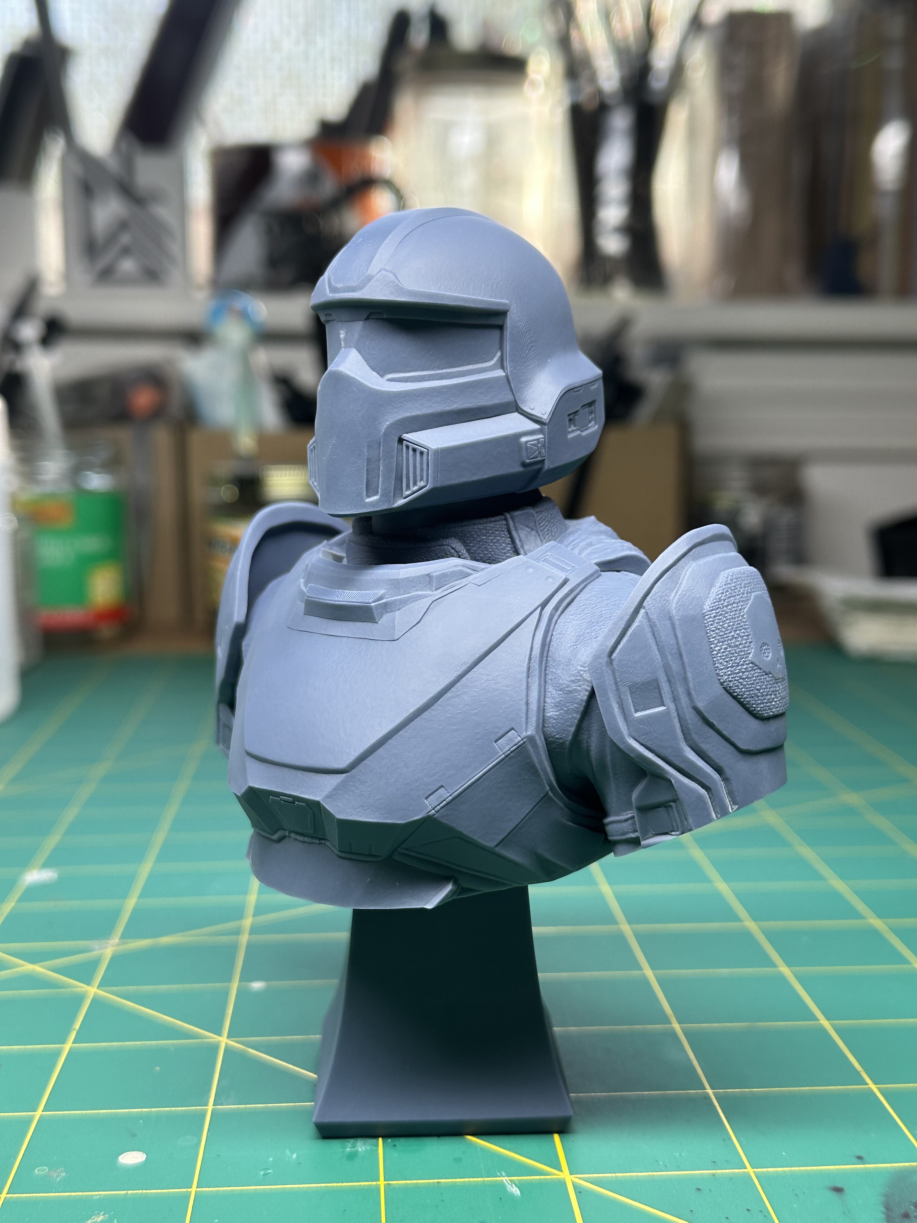 Helldiver Bust (Pre-Supported) — miniatura 3