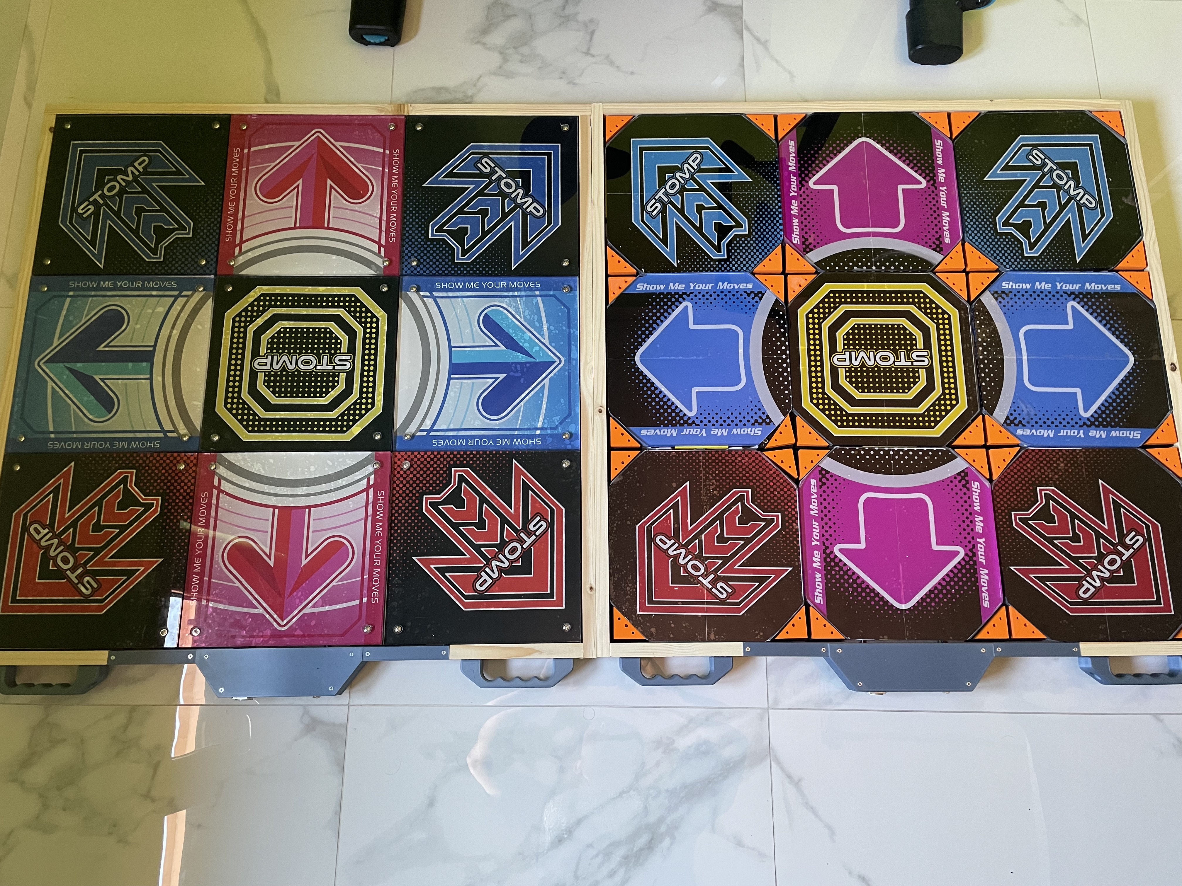 The Ultimate Dance Pad from 4 to 9 panels with and without bracket