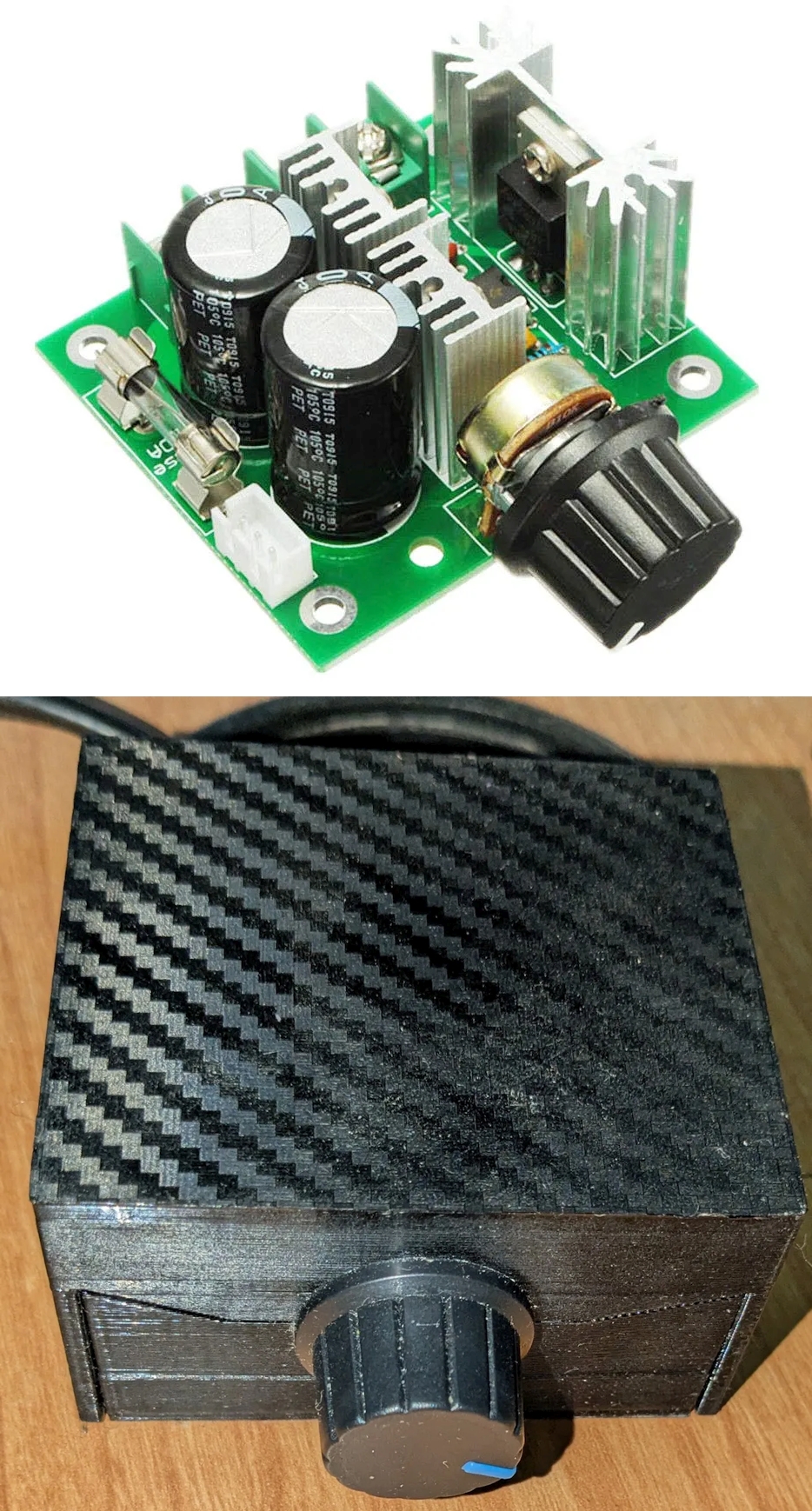 PWM Controller Box for HiLetgo 12V~40V 10A PWM DC Motor Speed Controller