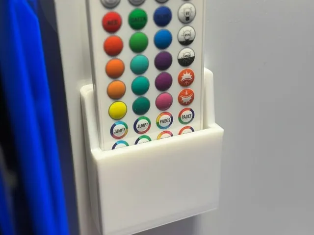 Holder for led strip Remote (magnet inserts)