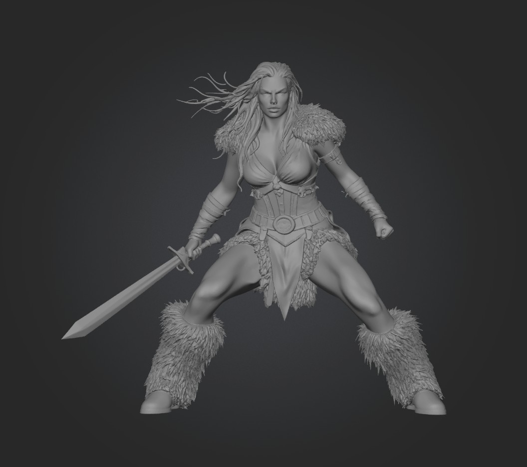 Stormbound Warrior Girl