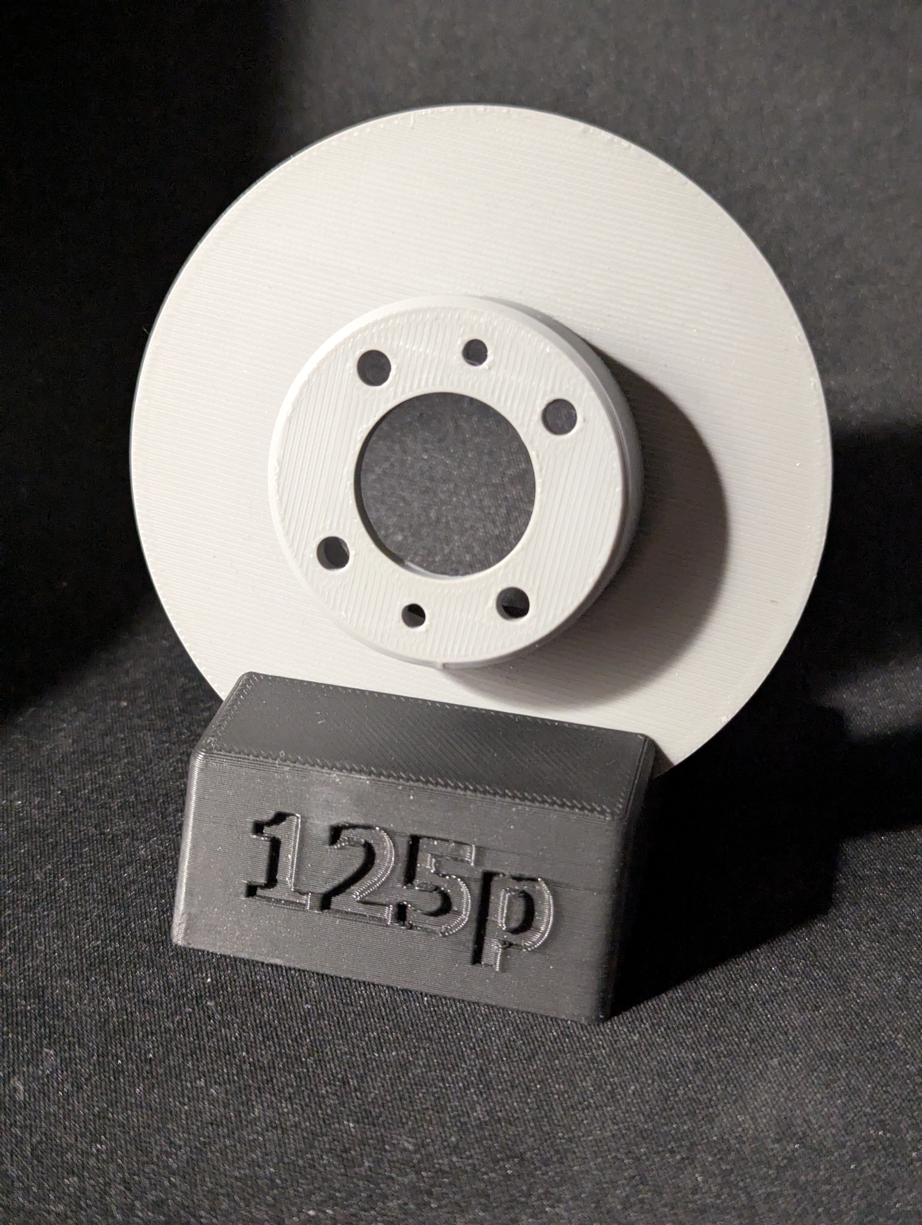 Car Break Disc - with TEXT or Not