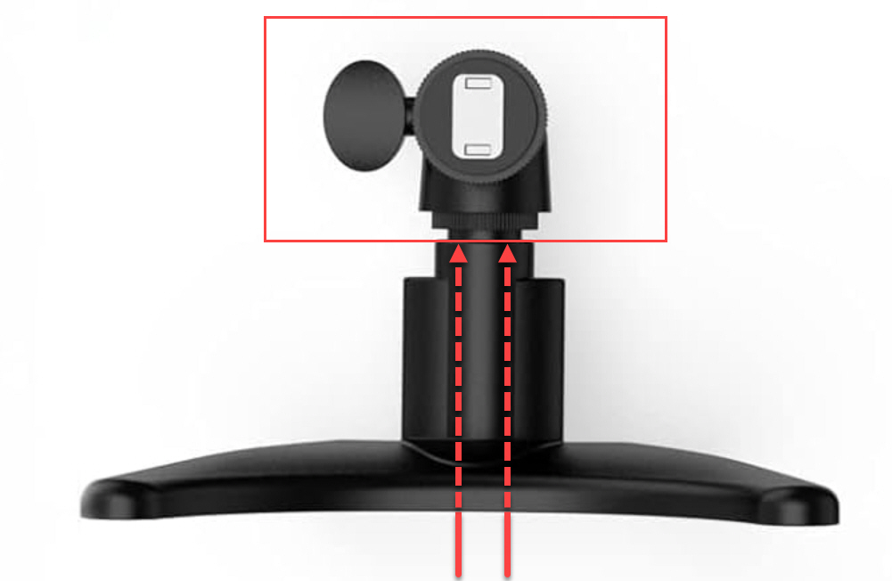 Cold Shoe Monitor Mount for homemade teleprompter