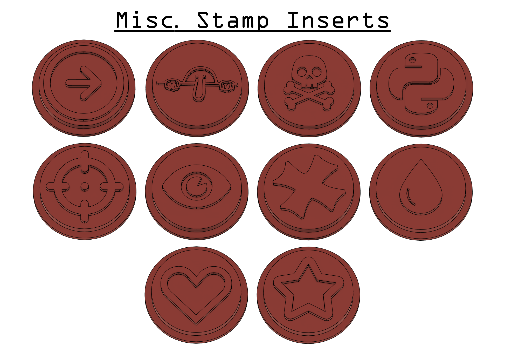 Misc. Stamp Inserts