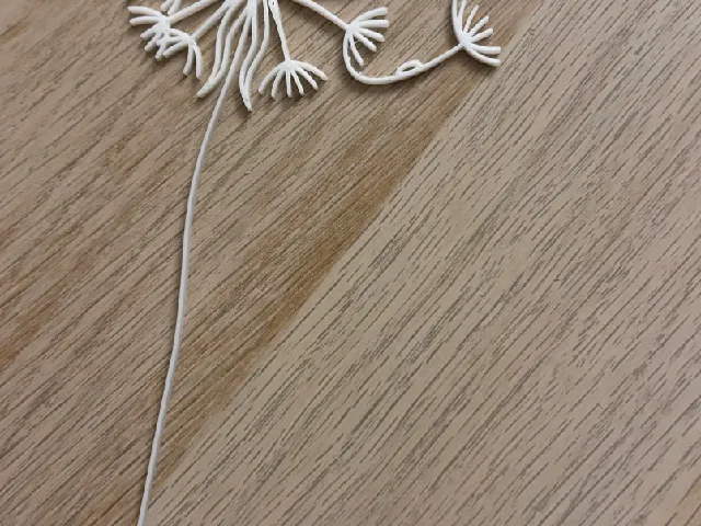 Dandelion "Flying Seeds" - Vase Flower Decor - long stem