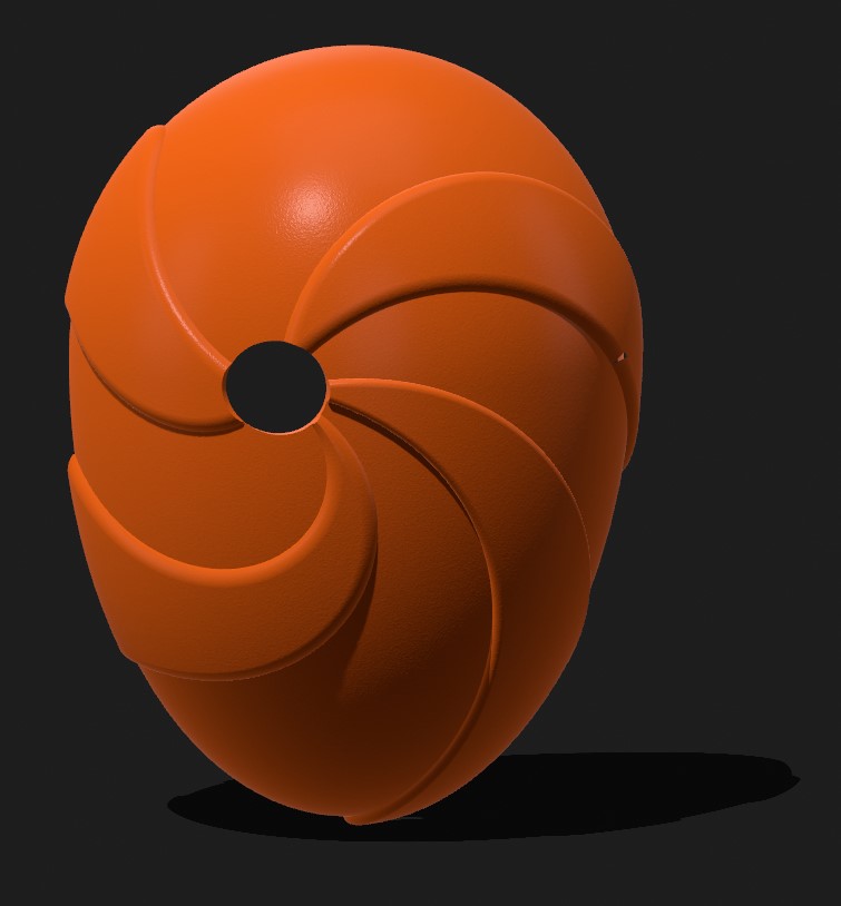 Uchiha Obito Akatsuki Mask – 3D Printable Naruto Cosplay Prop