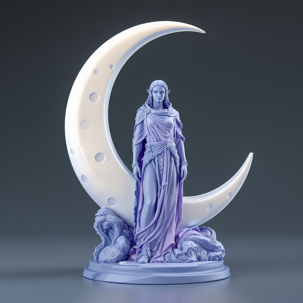 Moonveil Elf Oracle