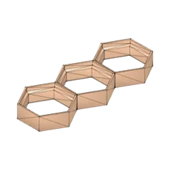 Honey comb wall