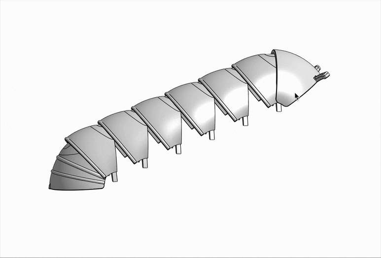 Cute Articulated Roly Poly Pillbug