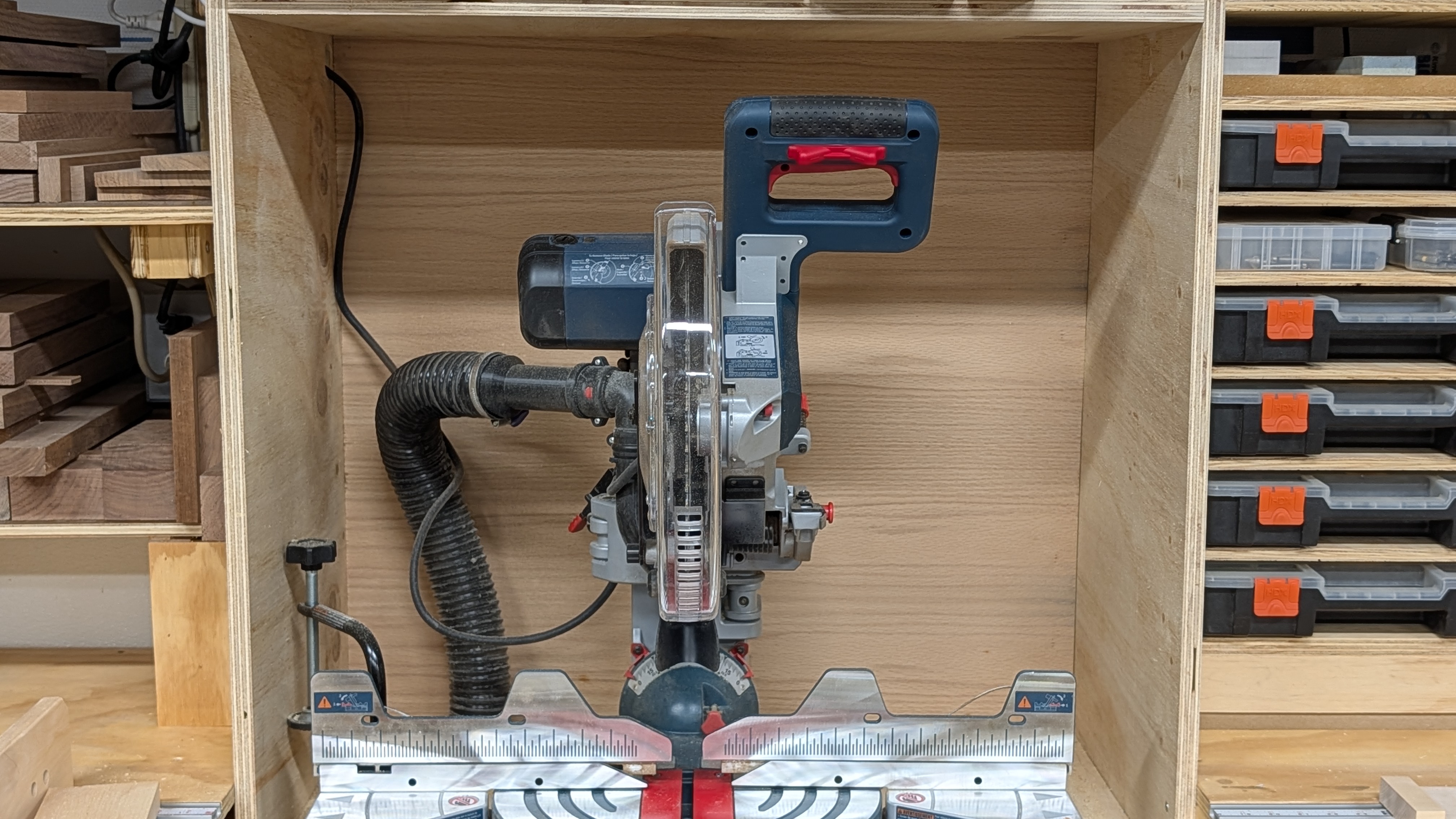 Bosch Glide 12" Miter Saw Dust Collector adapter