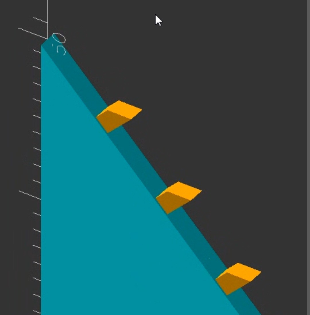 Support Fin Generator (OpenSCAD)
