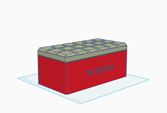 Miniatura 2 do modelo 3D chocolate box