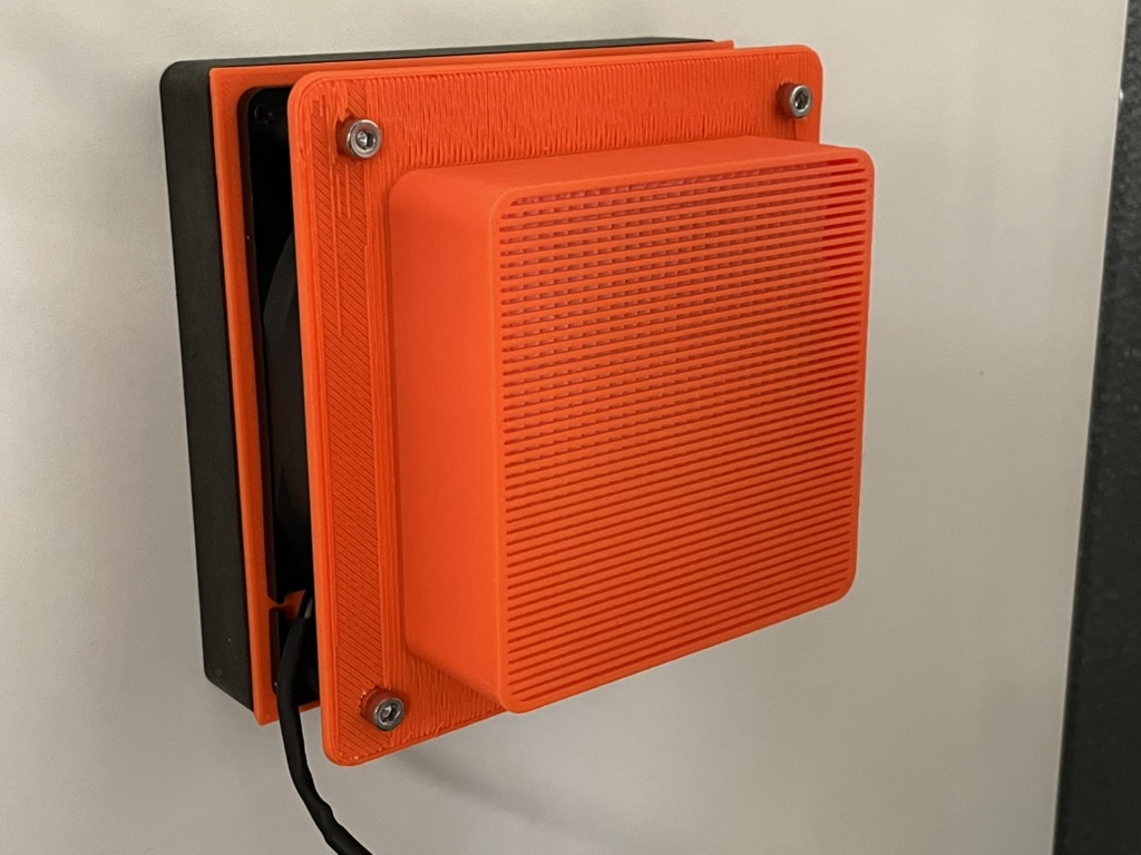 Tukkari filter housing for HEPA and active carbon with 12 cm fan