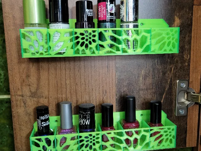 Nail polish rack - Nail polish organizer - Wall mountable