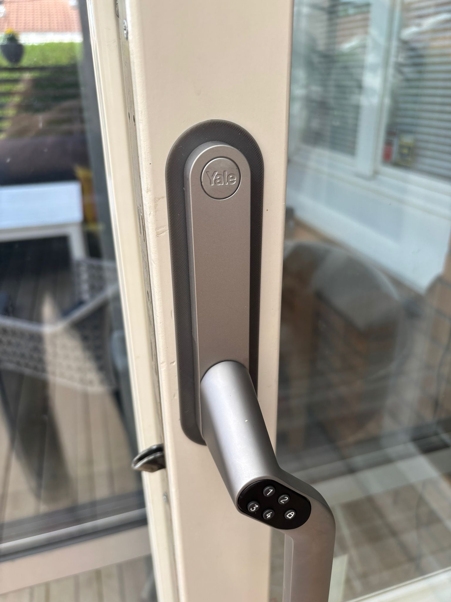 Yale doorman code handle cover plate