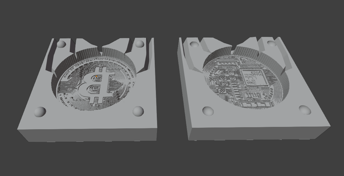 BITCOIN soap mold — miniatura 3