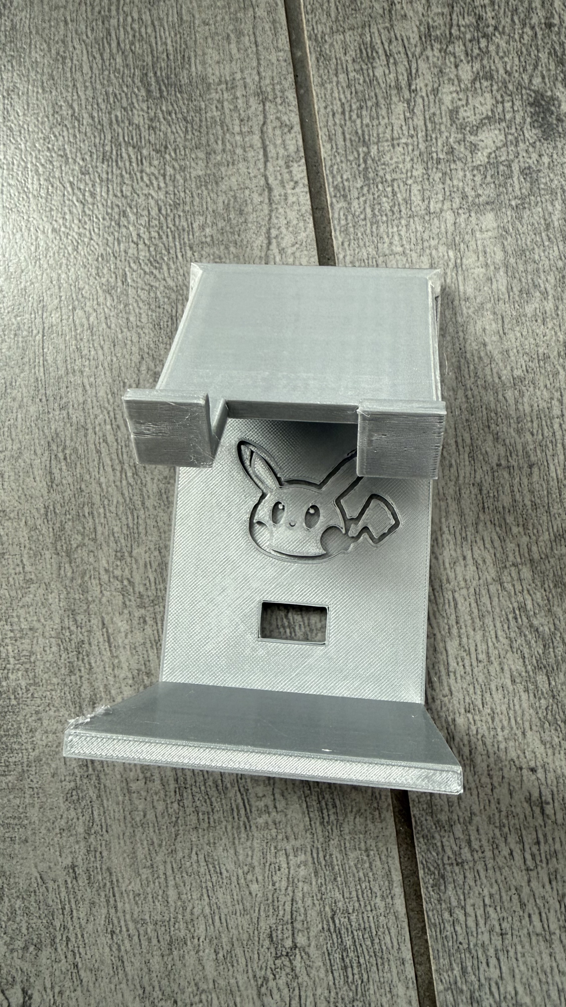 Pokemon Phone Holder With Charging Hole
