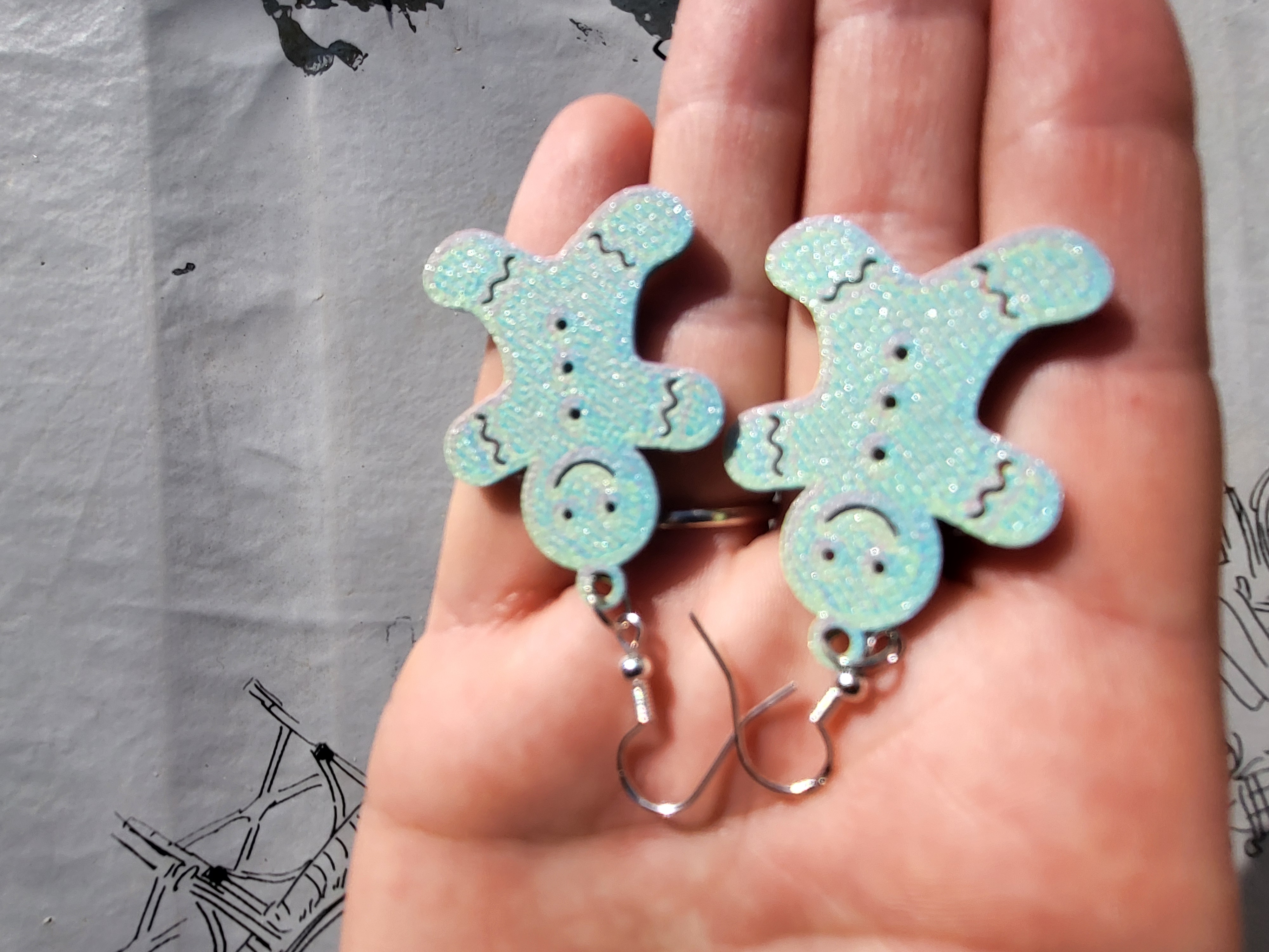 Earrings 50 - Easy print