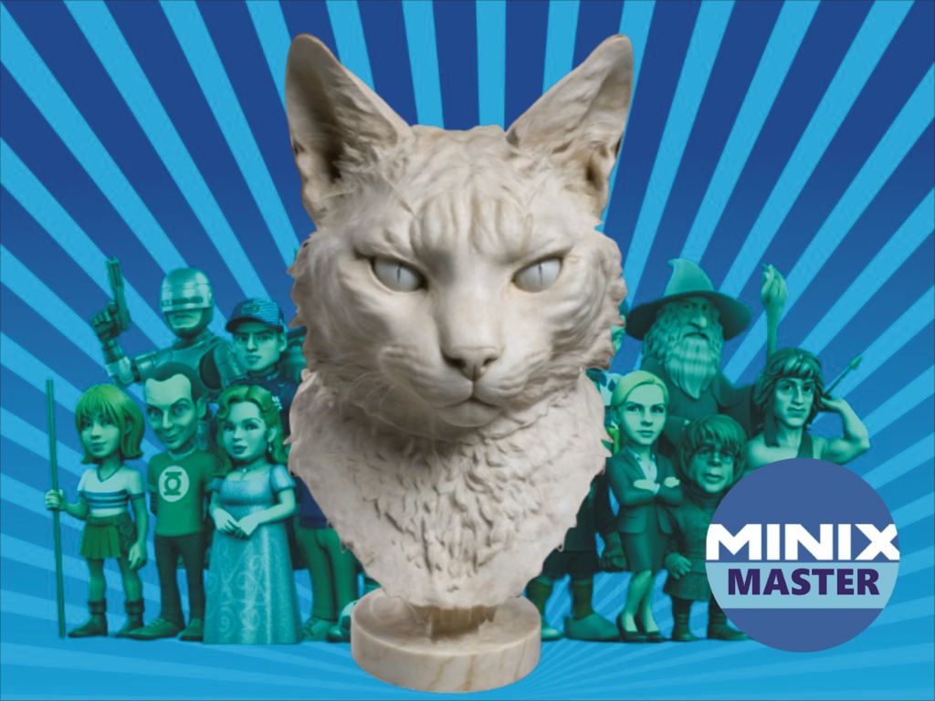 bust of cat