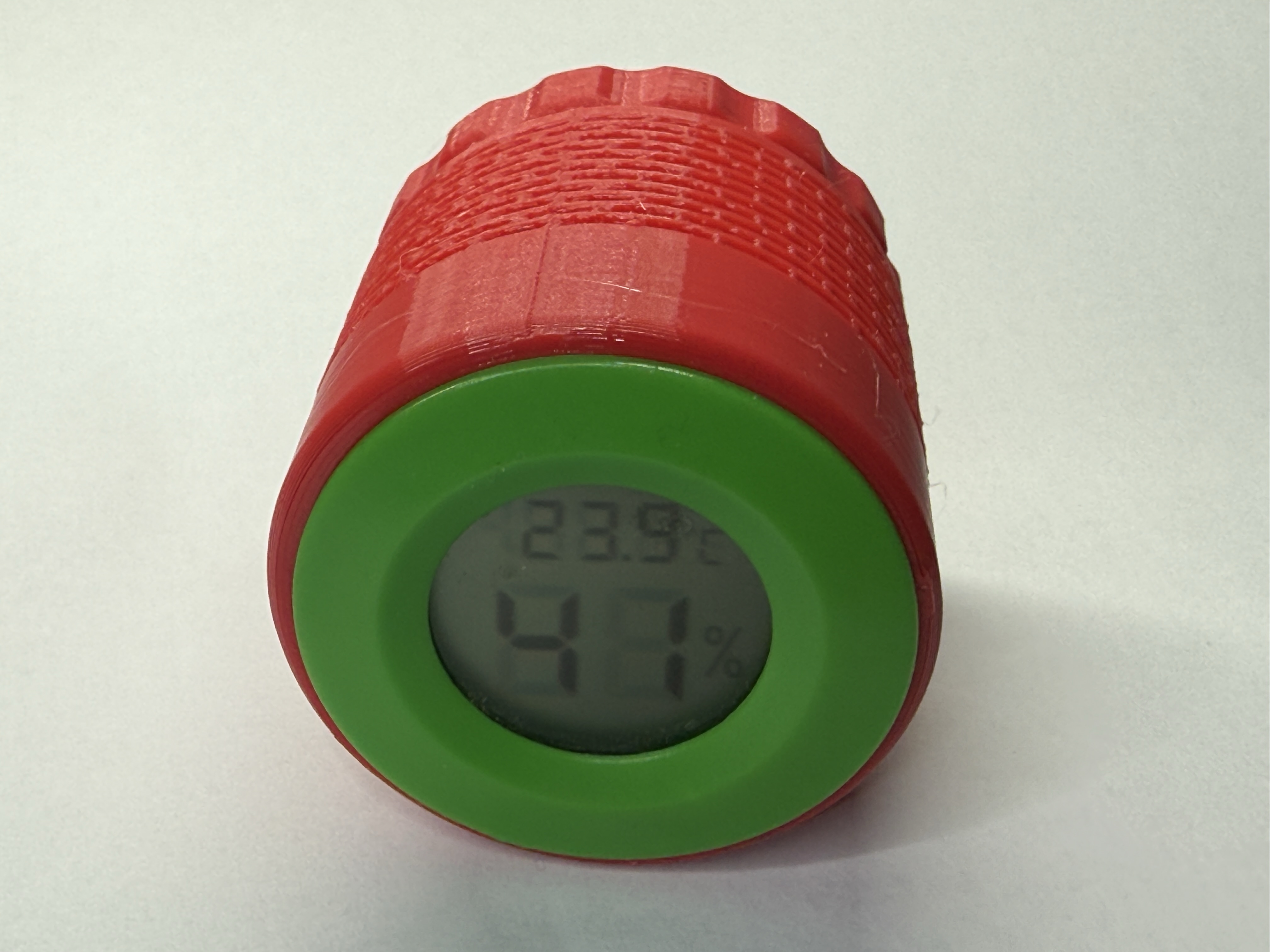Remake, adding a Hygrometer to Silica Gel Spool Container