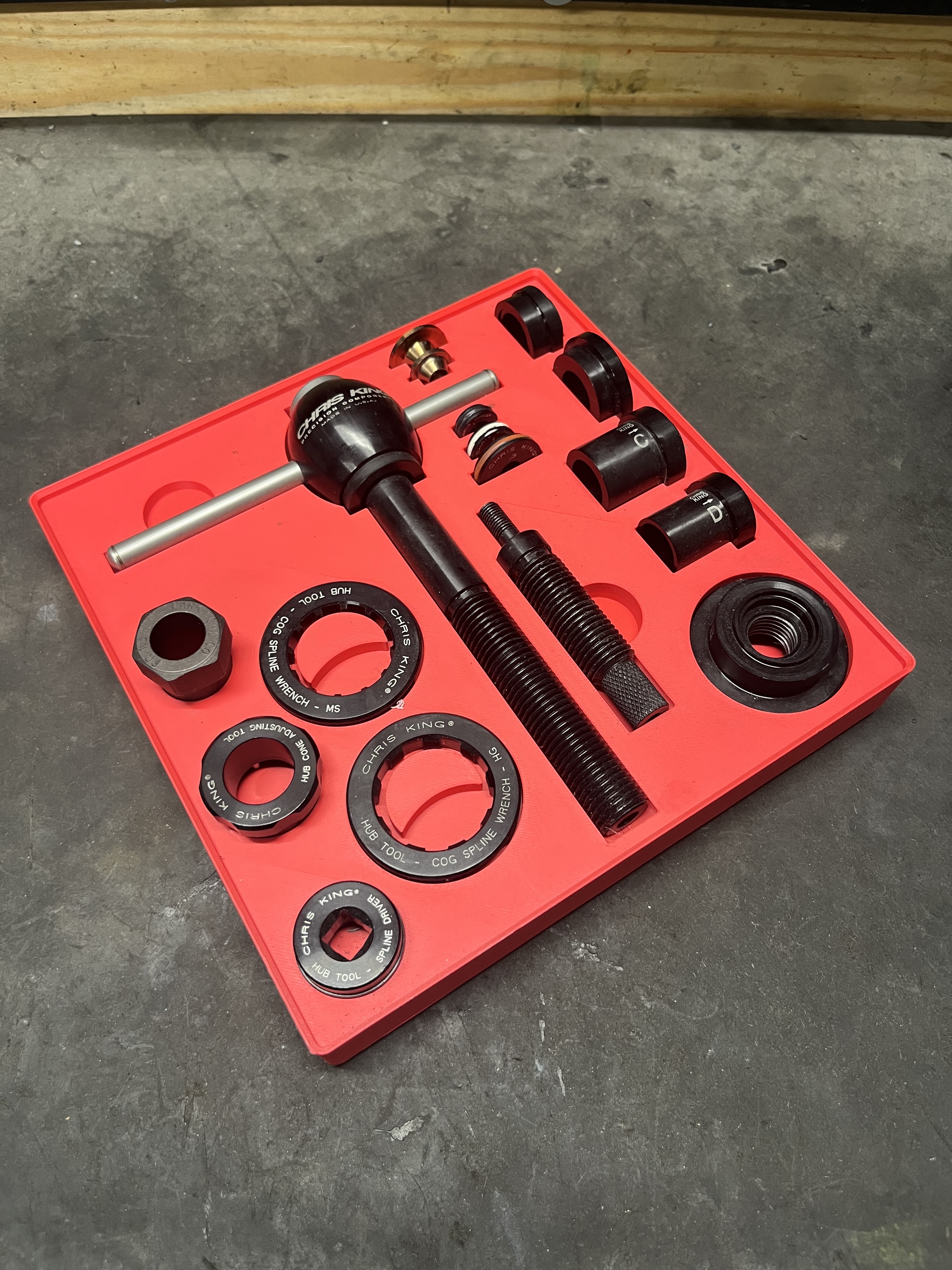 Chris King hub tool caddy – Gridfinity version