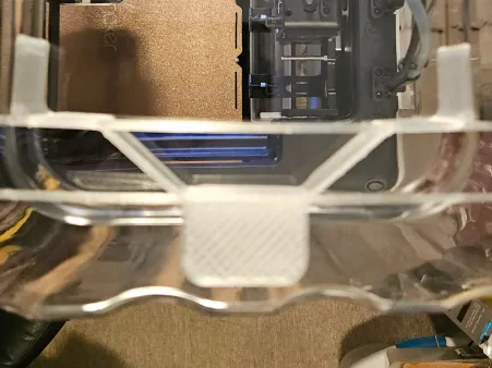 Snapmaker U1 with PopCap and Creality Space Pi x4 filament Dryer on Top "Retainer"