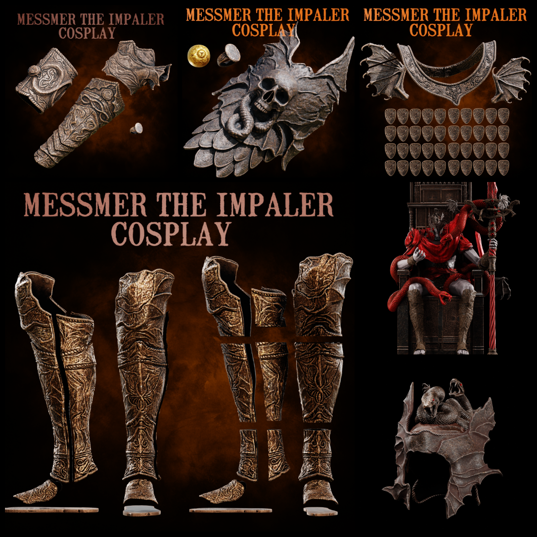 ULTIMATE MESSMER THE IMPALER COSPLAY PACKAGE life size - Elden Ring Shadow of the Erdtree Fan Art