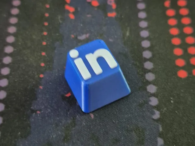 LinkedIn Cherry MX Keycap