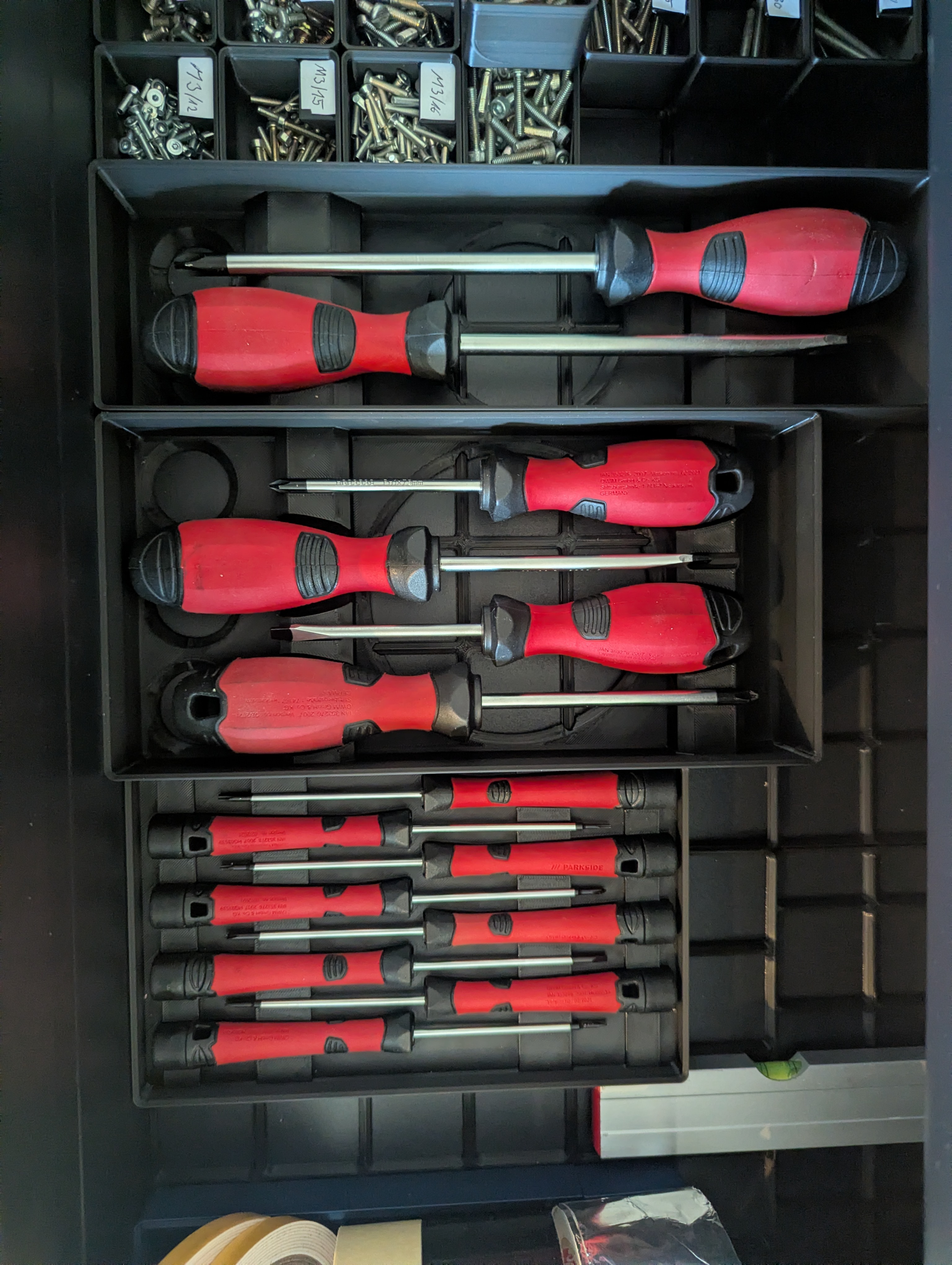 Parkside screwdriver Set Gridfinity